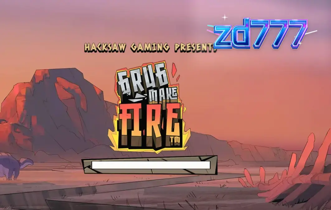 Grug Make Fire سلاٹ کا مرکزی کردار اور آگ سے بھرا ہوا پس منظر